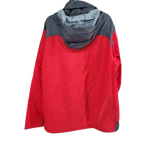 Columbia Men's Glennaker Lake Rain Jacket XXL Red/Gray Waterproof Lightweight - Picture 4 of 8